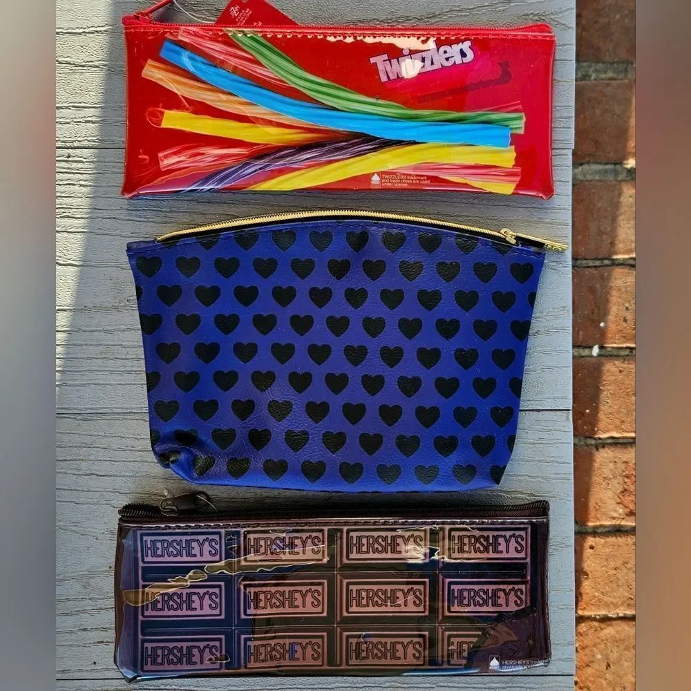 Cosmetic bag & hair tie accessories TWIZZLER HERSHEY'S